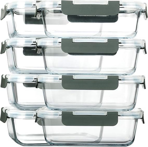 Large Glass Meal Prep Containers